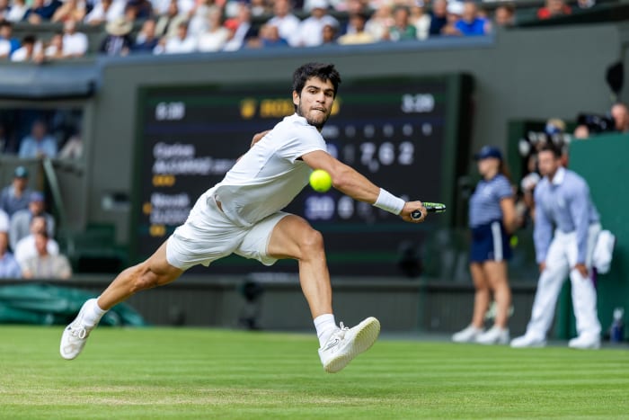 Carlos Alcaraz at Wimbledon